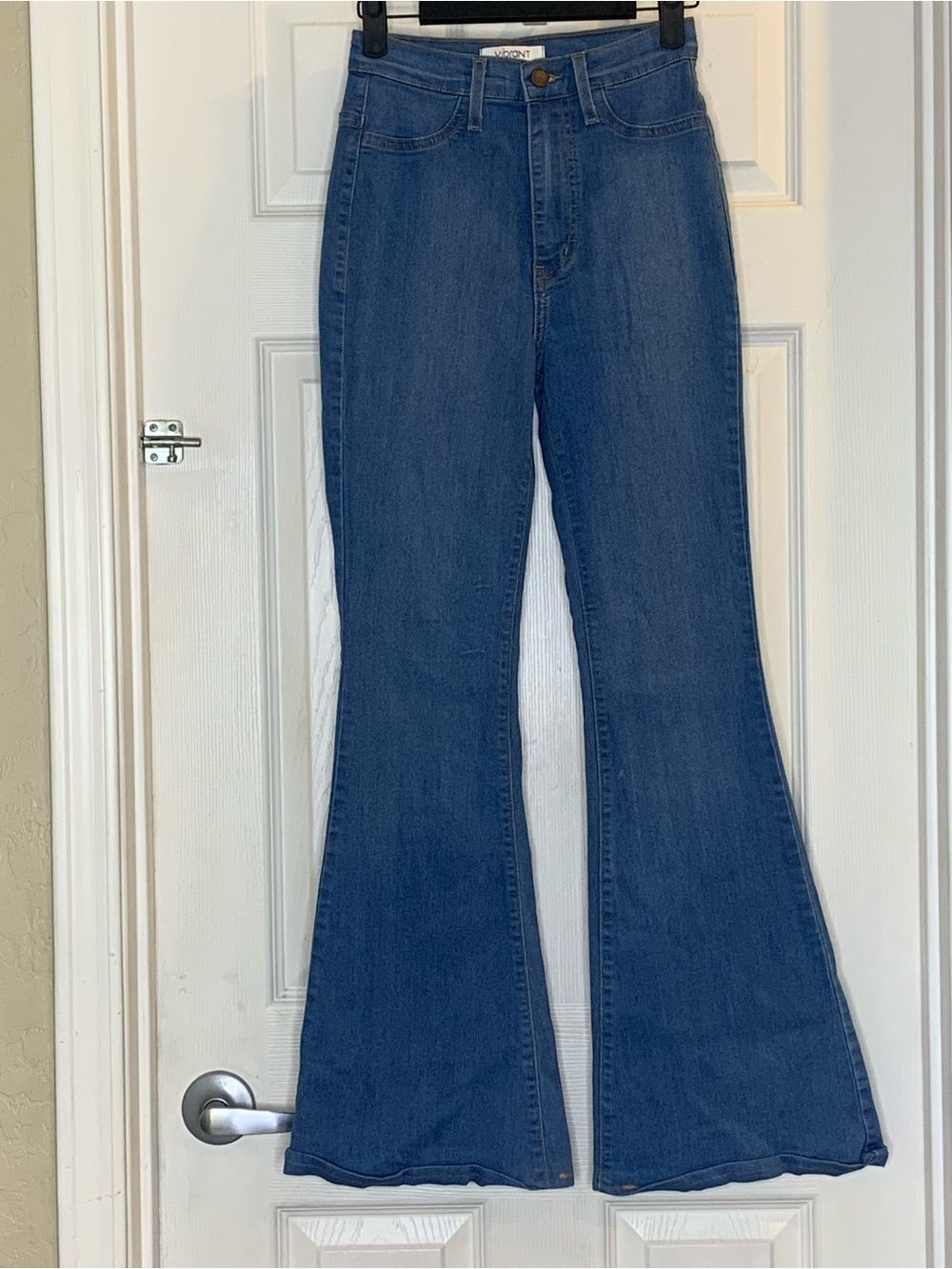 Vibrant Wide Leg Flare Jeans Size 3/25
